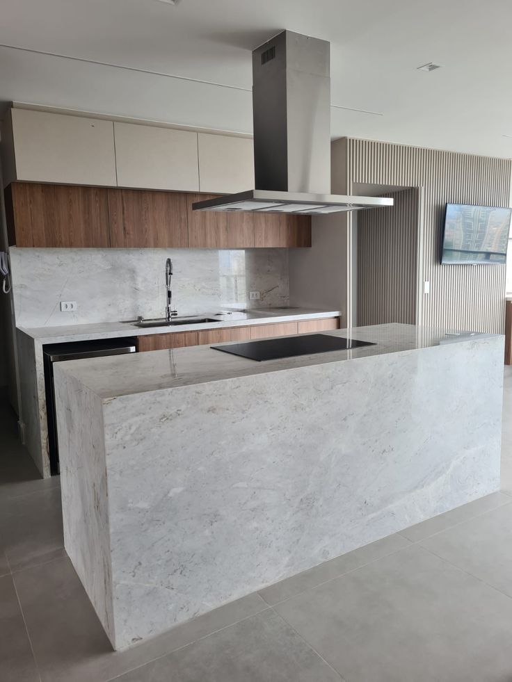 Bancada em Quartzito Branco